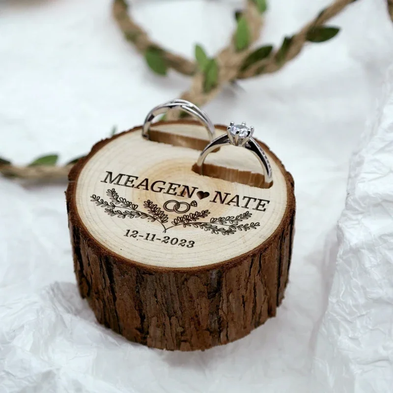 1PCS Free Custom Tree Wooden S – Ring Bearer Pillow Bewertung und Preis