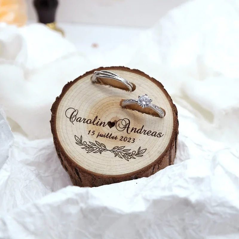 1PCS Free Custom Tree Wooden S – Ring Bearer Pillow Bewertung und Preis