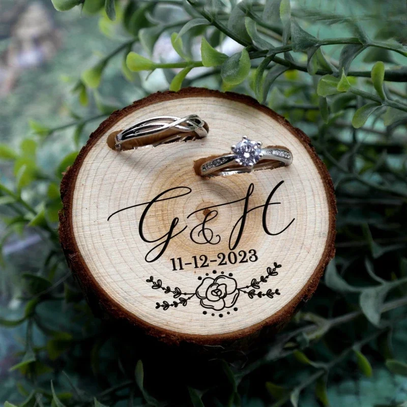 1PCS Free Custom Tree Wooden S – Ring Bearer Pillow Bewertung und Preis