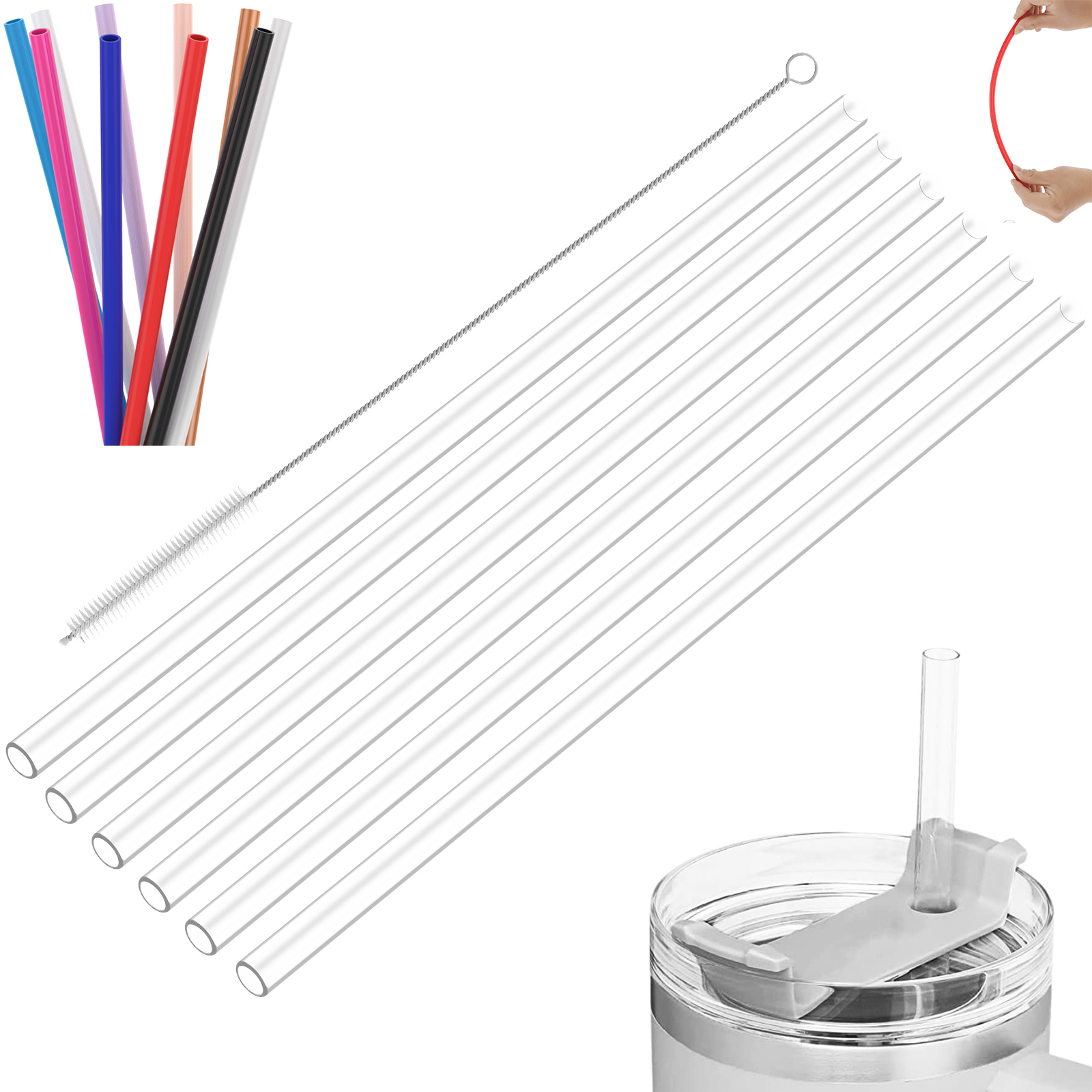 Drinking Straws Smoothie Drink – Wedding Water Supply Bewertung und Preis