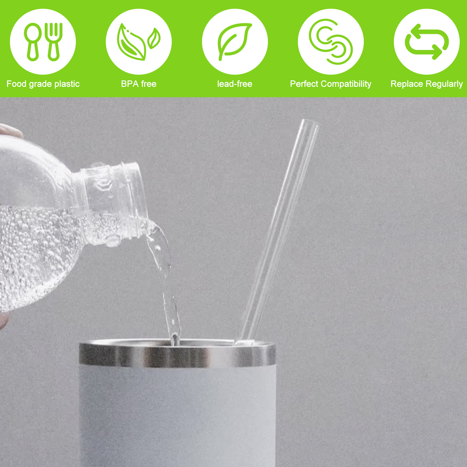 Drinking Straws Smoothie Drink – Wedding Water Supply Bewertung und Preis