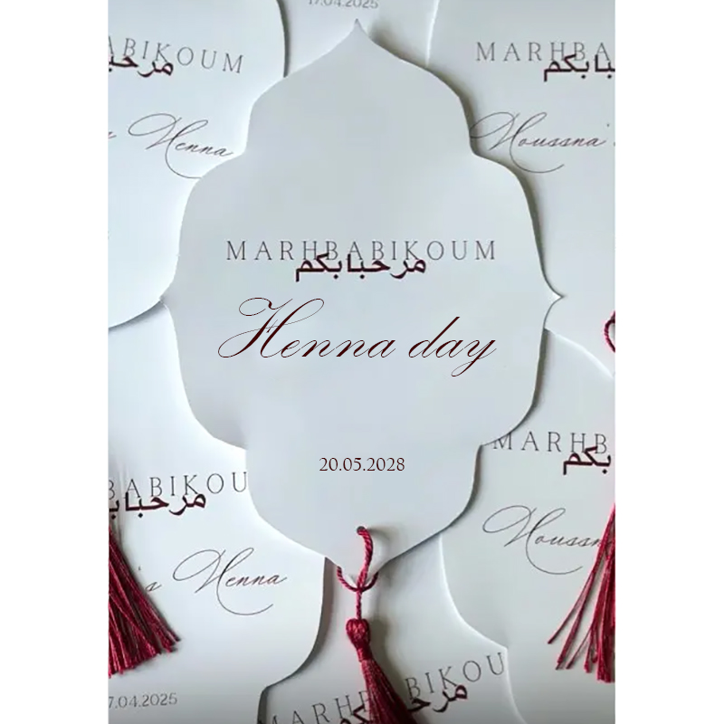 Custom Henna Day Card Night Pa – Wedding Supply Business Bewertung und Preis