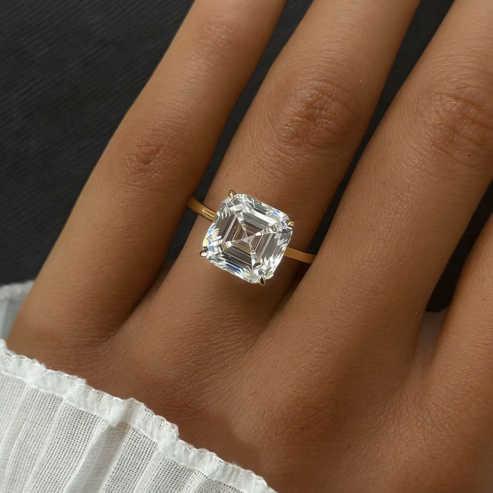 EWYA Asscher Cut 1/2/3/5CT 3EX – Wedding Zone Bewertung und Preis