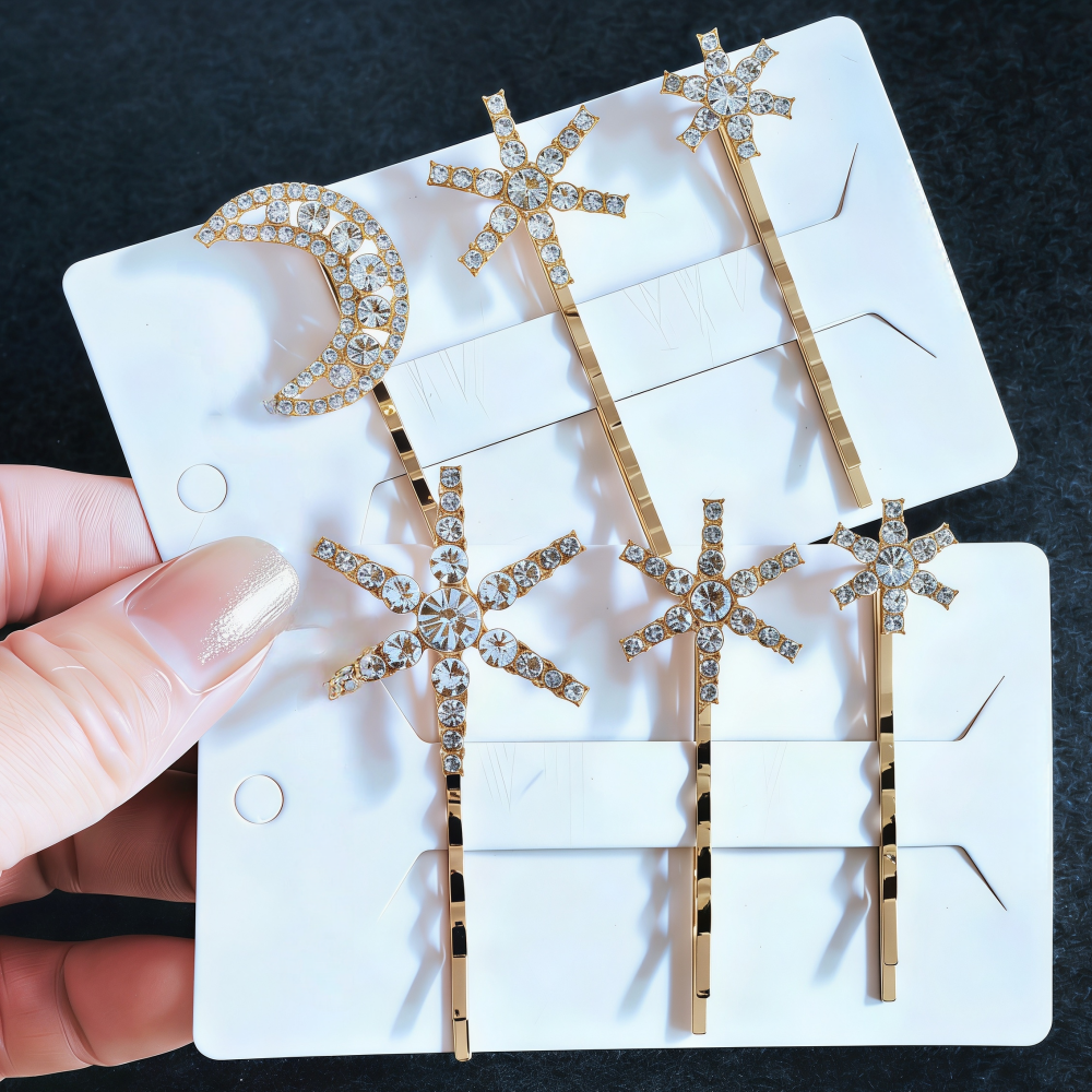 3Pcs/set Crystal Side Hair Cli – Wedding Supply Store Bewertung und Preis