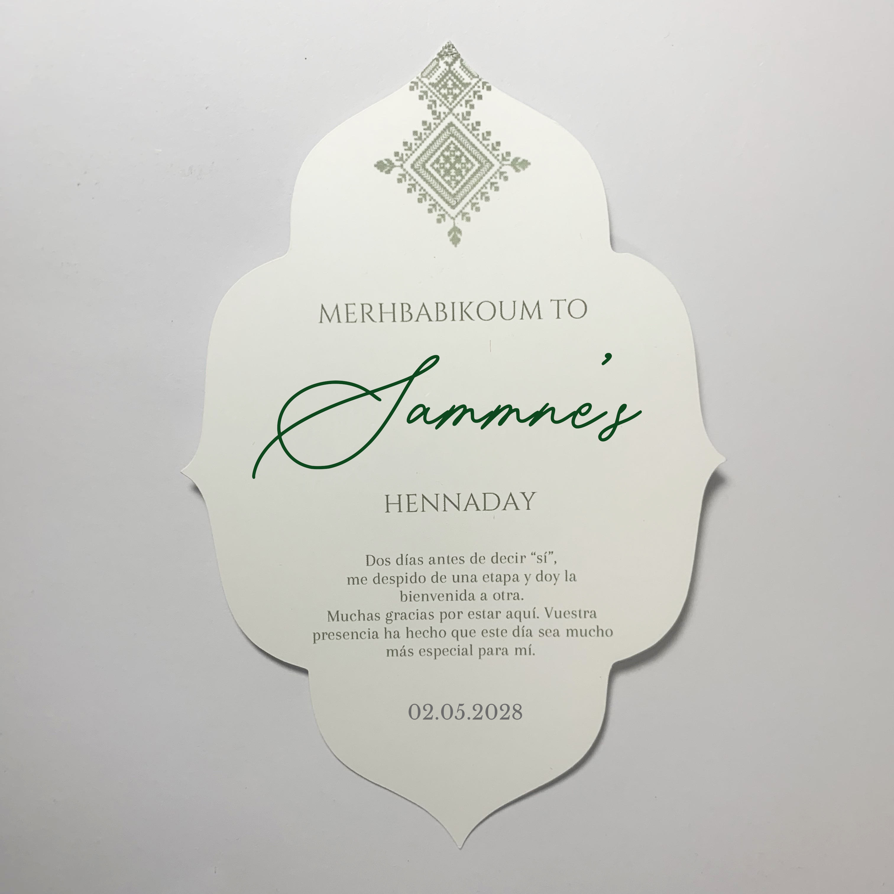 Custom Henna Day Card Night Pa – Wedding Supply Business Bewertung und Preis