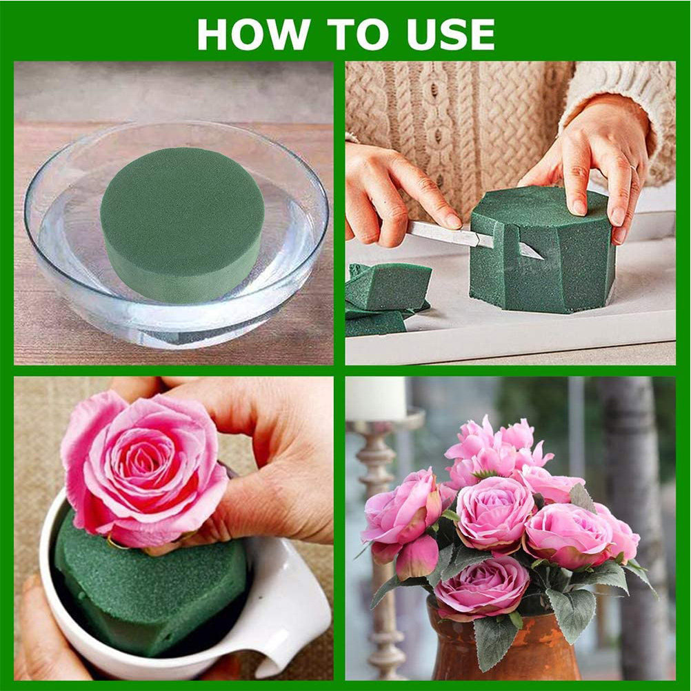10Pcs Round Flower Mud Floral  – Wedding Water Supply Bewertung und Preis