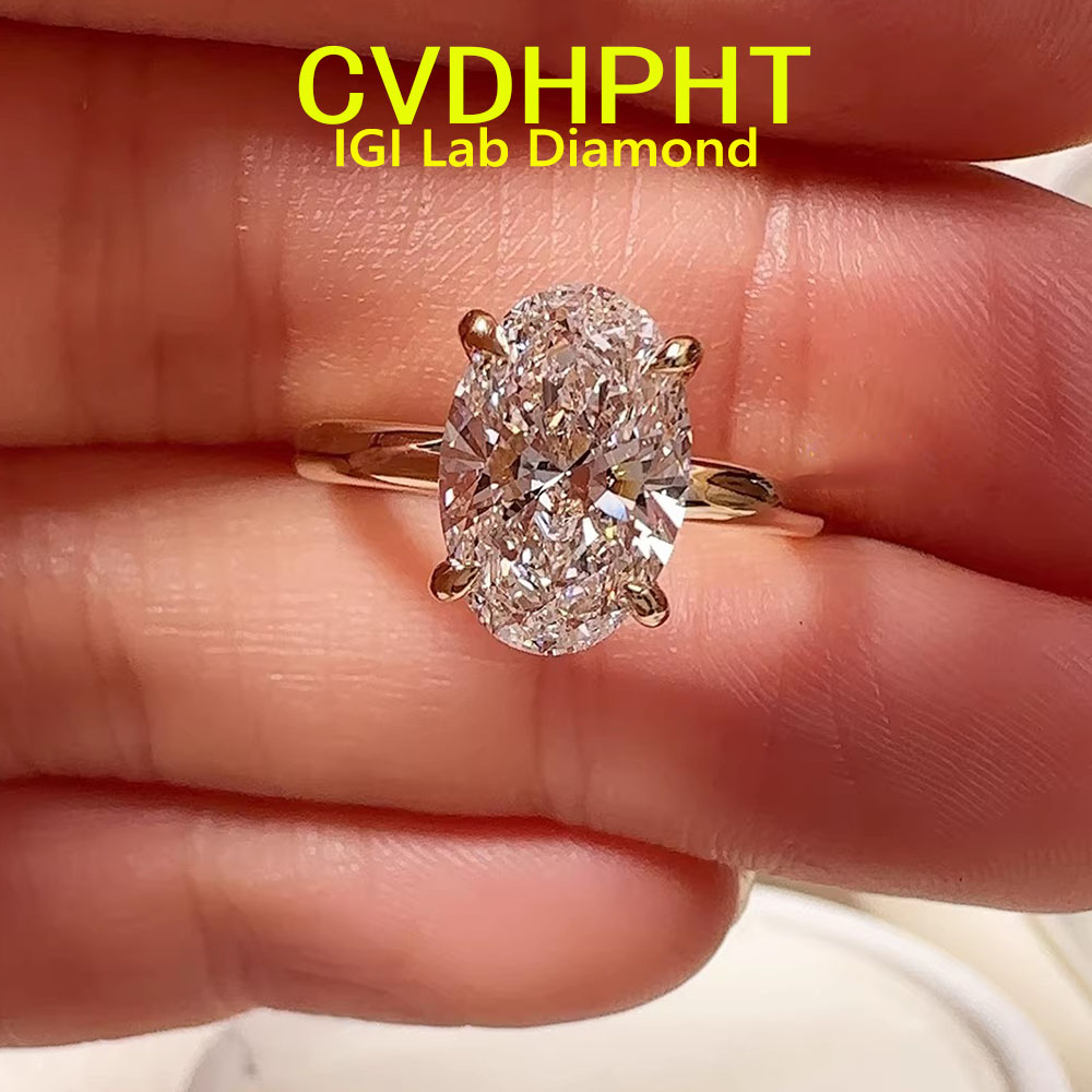 18K gold Diamond Ring Oval 1-5 – Wedding Zone Bewertung und Preis