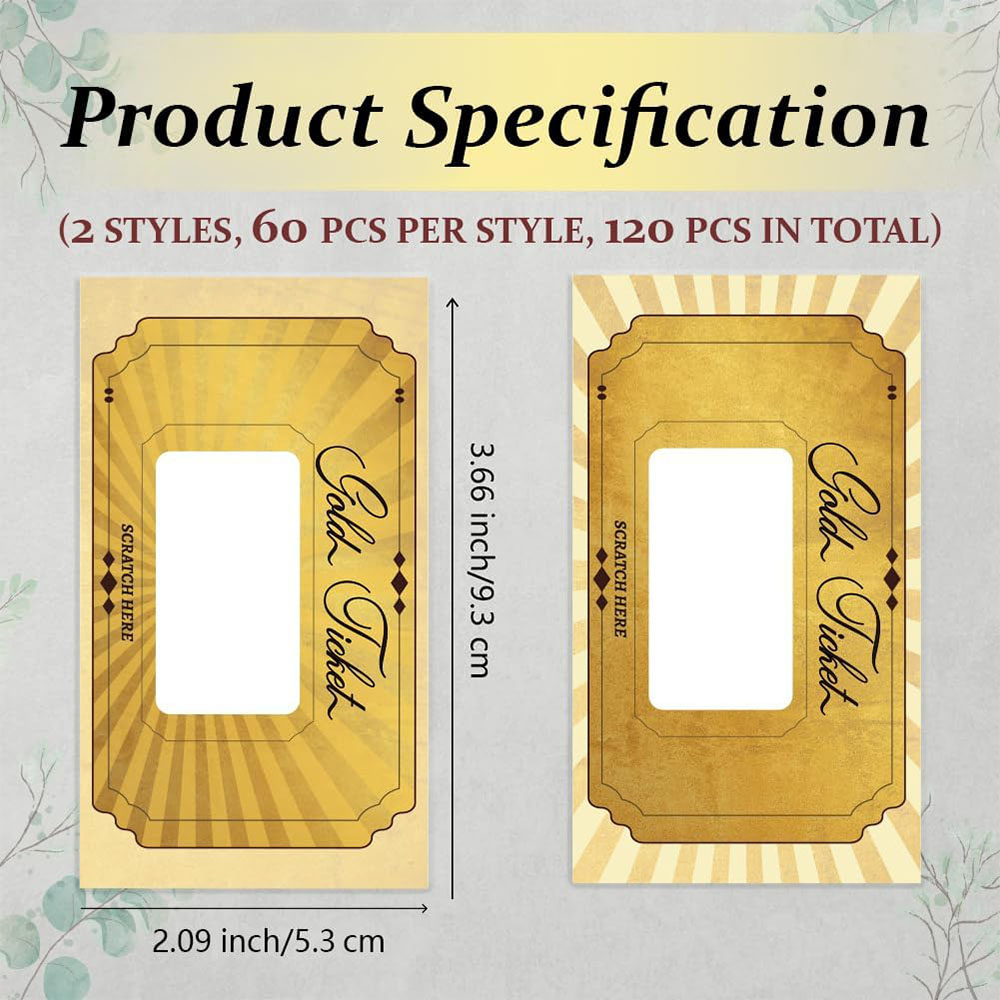 20 pcs Gold Scratch off Cards  – Wedding Supply Business Bewertung und Preis