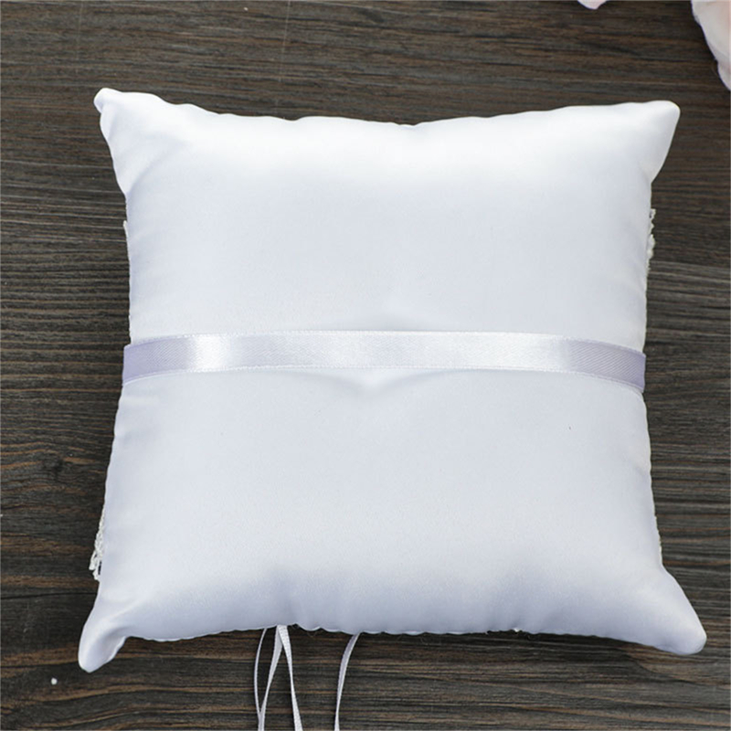 Double Bow Ribbon Pearls Roman – Ring Bearer Pillow Bewertung und Preis