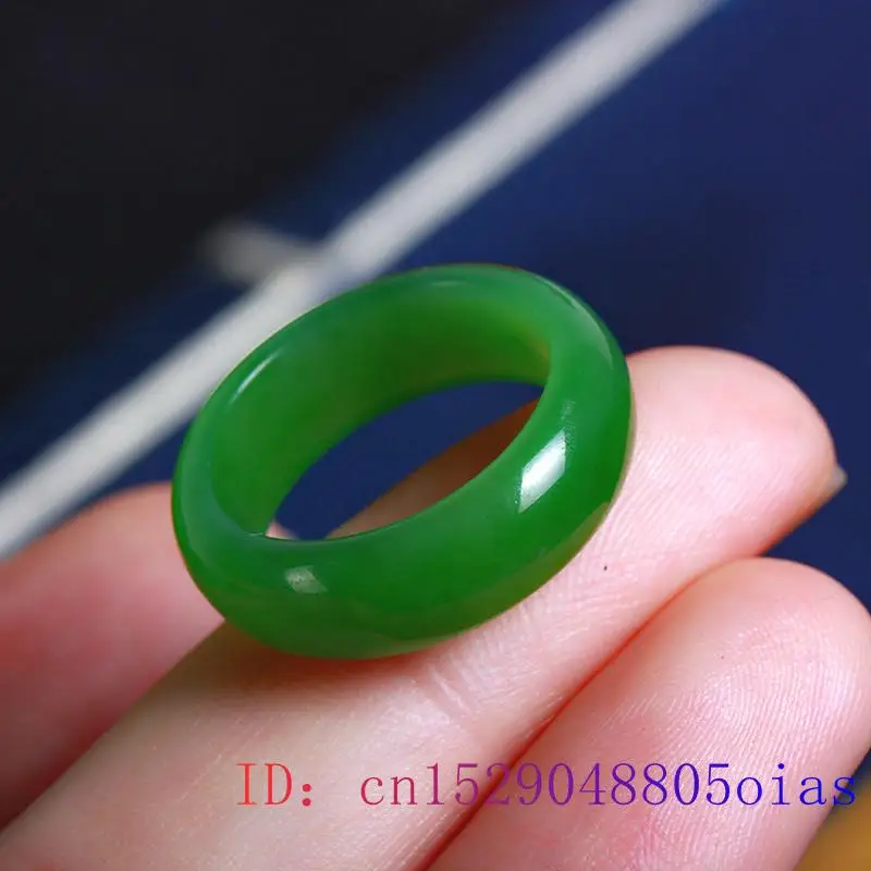 Natural Green Hetian Jade Ring – Wedding Zone Bewertung und Preis