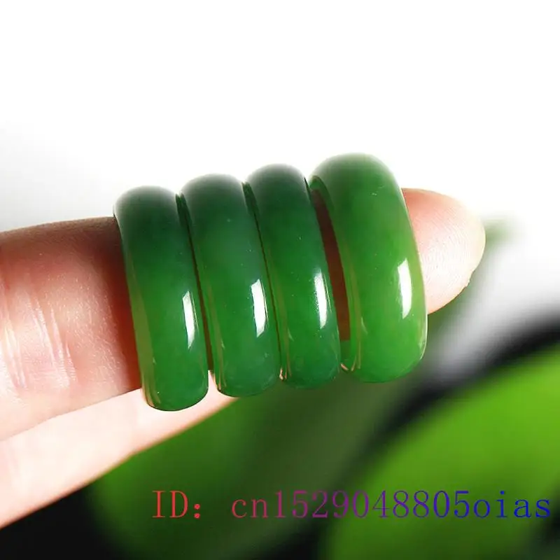 Natural Green Hetian Jade Ring – Wedding Zone Bewertung und Preis