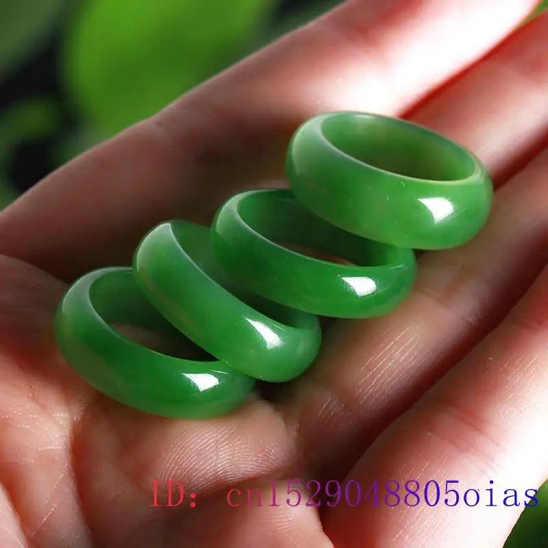 Natural Green Hetian Jade Ring – Wedding Zone Bewertung und Preis